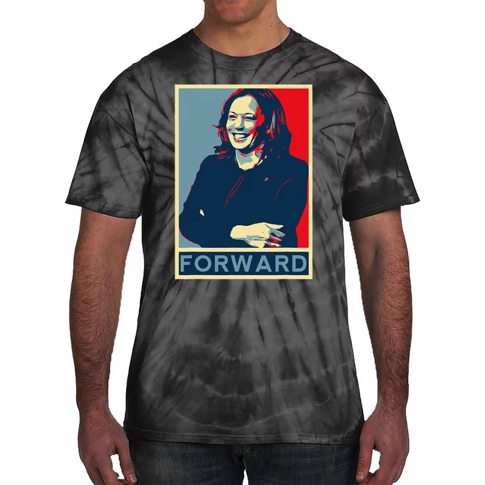 Kamala Harris Forward 2024 Presidential Election President Tie-Dye T-Shirt