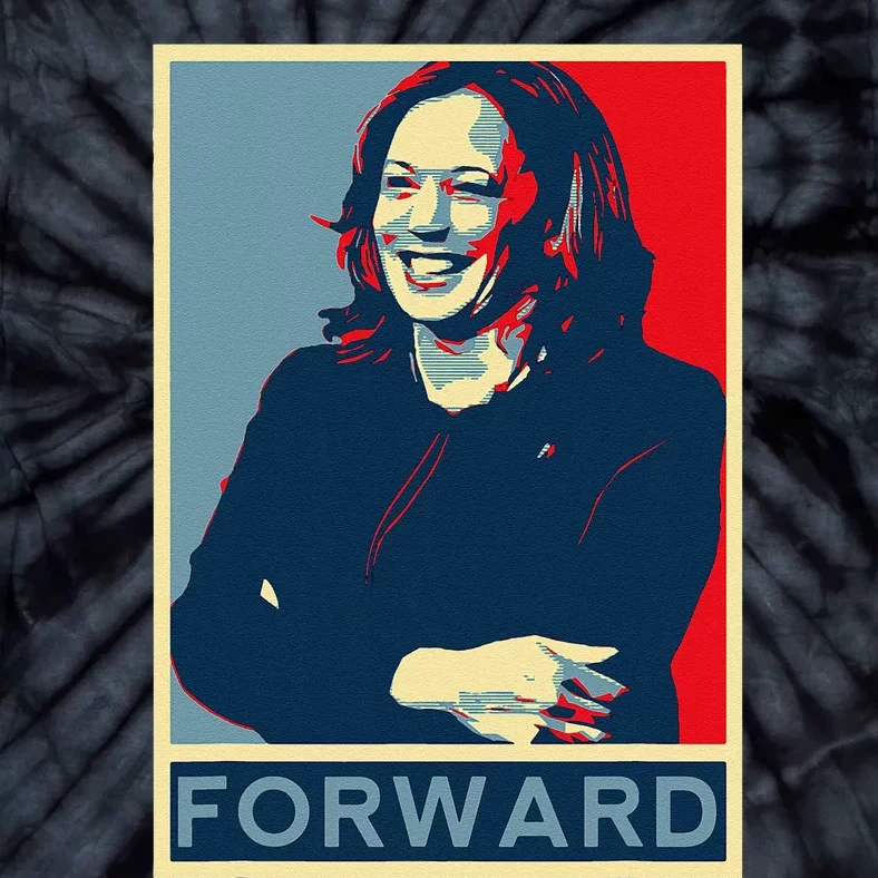 Kamala Harris Forward 2024 Presidential Election President Tie-Dye T-Shirt