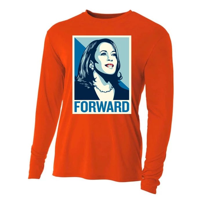 Kamala Harris Forward Election Cooling Performance Long Sleeve Crew