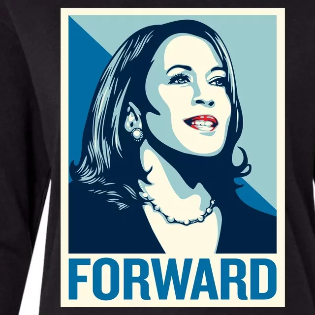 Kamala Harris Forward Election Womens Cotton Relaxed Long Sleeve T-Shirt