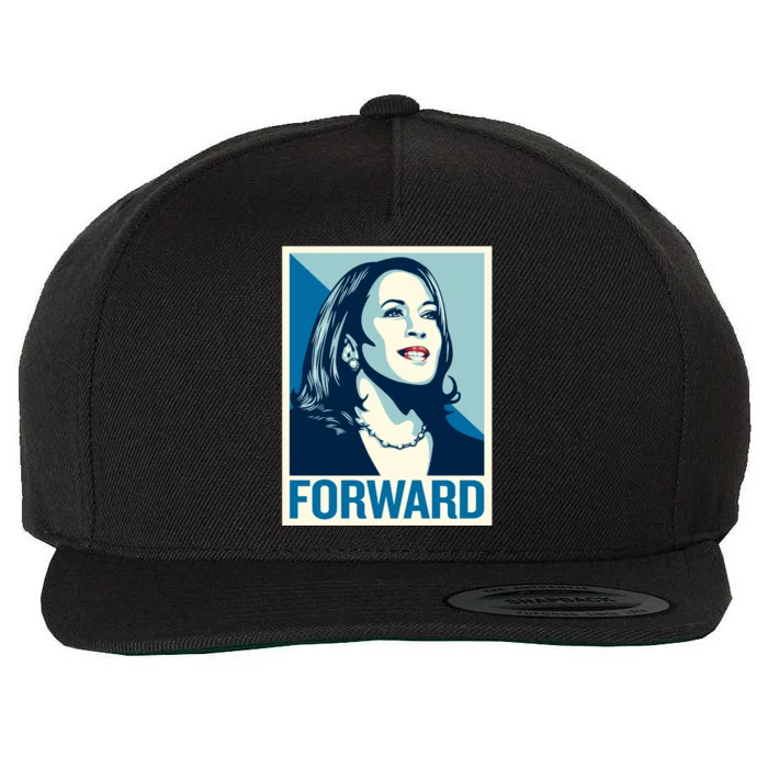 Kamala Harris Forward Election Wool Snapback Cap