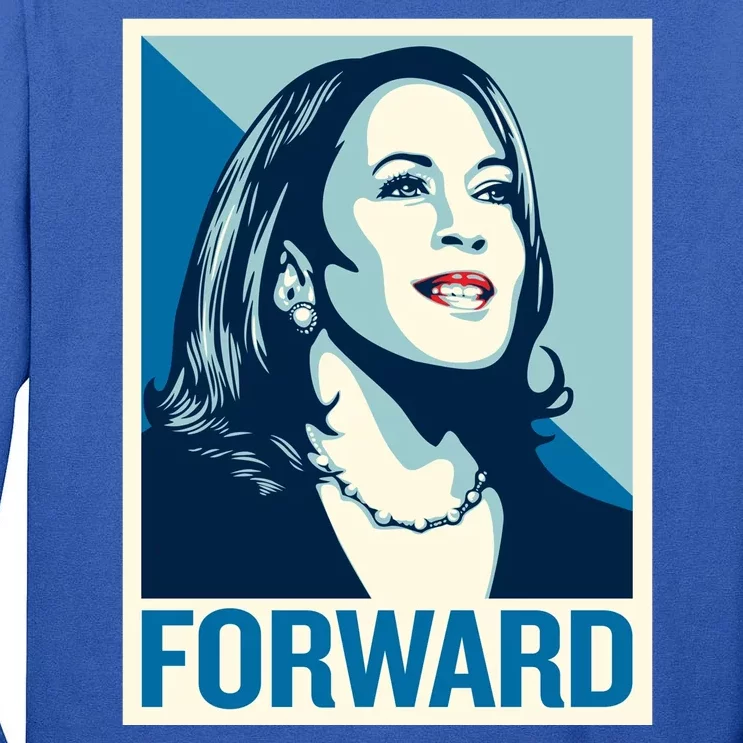 Kamala Harris Forward Election Tall Long Sleeve T-Shirt