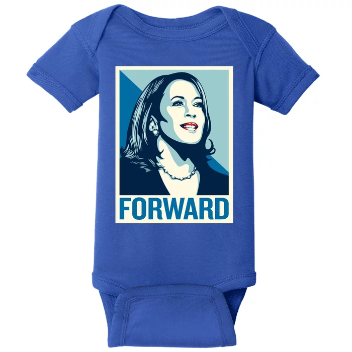 Kamala Harris Forward Election Baby Bodysuit