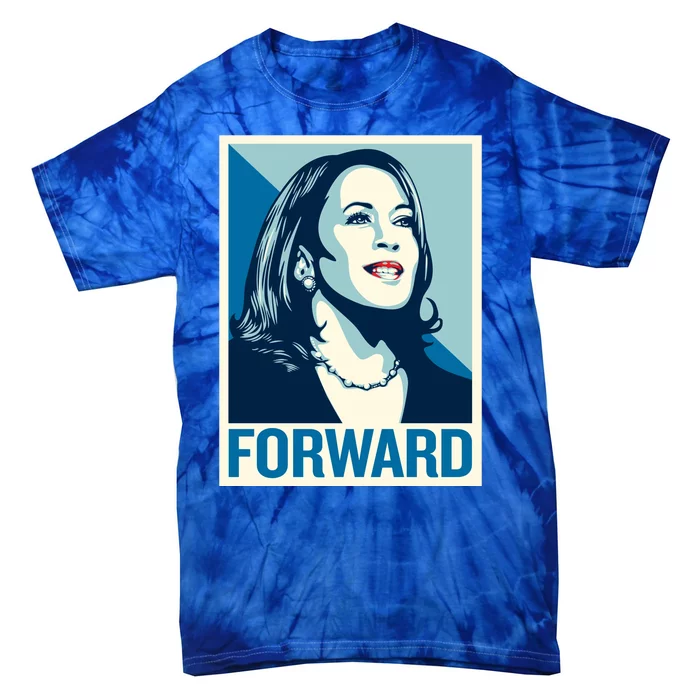 Kamala Harris Forward Election Tie-Dye T-Shirt