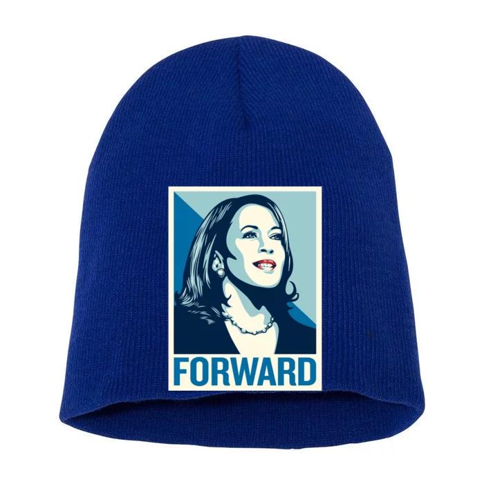 Kamala Harris Forward Election Short Acrylic Beanie