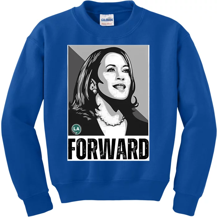 Kamala Harris Forward Cute Gift Kids Sweatshirt