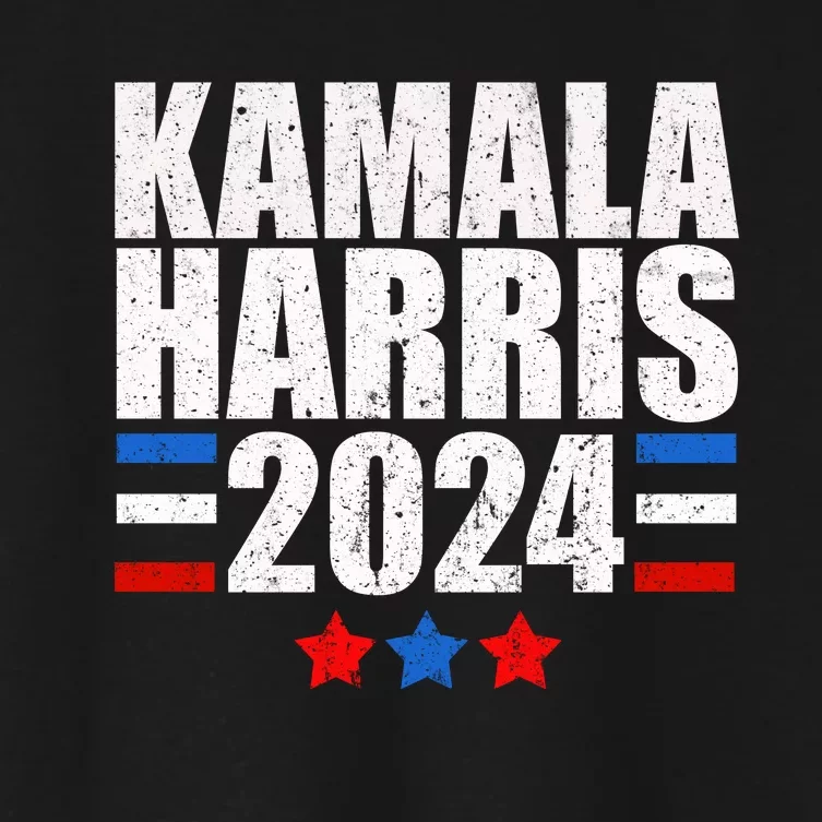 Kamala Harris For President 2024 Women's Crop Top Tee