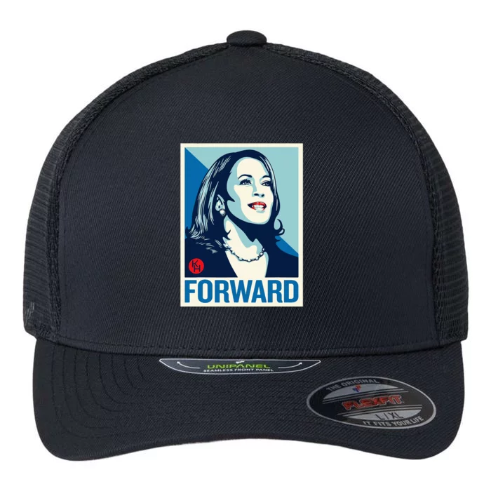 Kamala Harris Forward 2024 Presidential Election President Flexfit Unipanel Trucker Cap