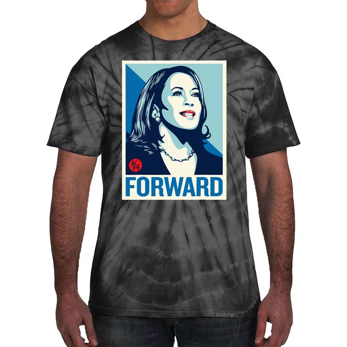 Kamala Harris Forward 2024 Presidential Election President Tie-Dye T-Shirt