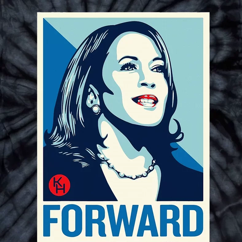 Kamala Harris Forward 2024 Presidential Election President Tie-Dye T-Shirt