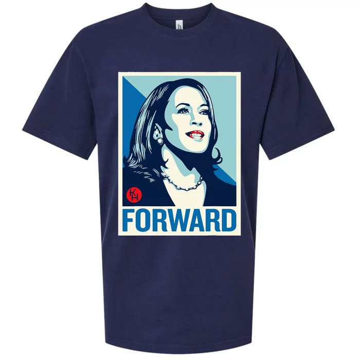 Kamala Harris Forward 2024 Presidential Election President Sueded Cloud Jersey T-Shirt