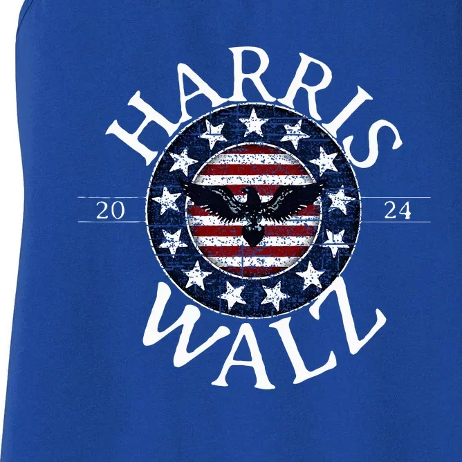 Kamala Harris For President 2024 Tim Walz Women's Racerback Tank