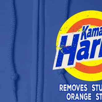 Kamala Harris Funny Detergent Removes Stubborn Orange Stains Cool Gift Full Zip Hoodie