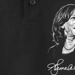 Kamala Harris For President 2024 With Signature Dry Zone Grid Performance Polo