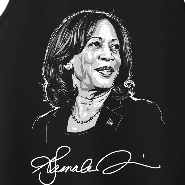 Kamala Harris For President 2024 With Signature Performance Tank