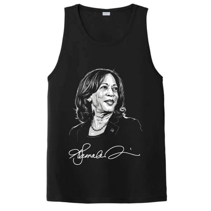 Kamala Harris For President 2024 With Signature Performance Tank