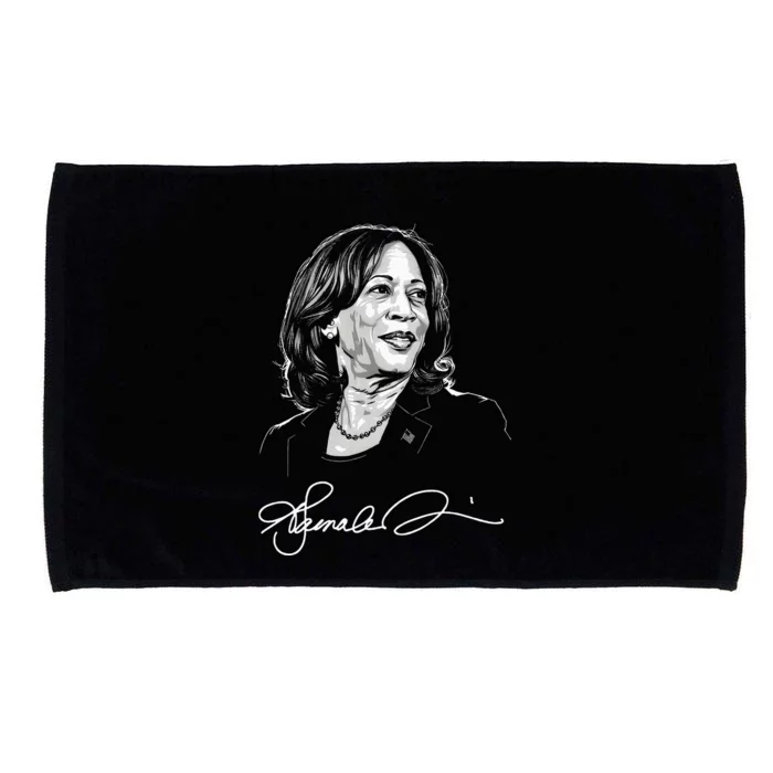 Kamala Harris For President 2024 With Signature Microfiber Hand Towel