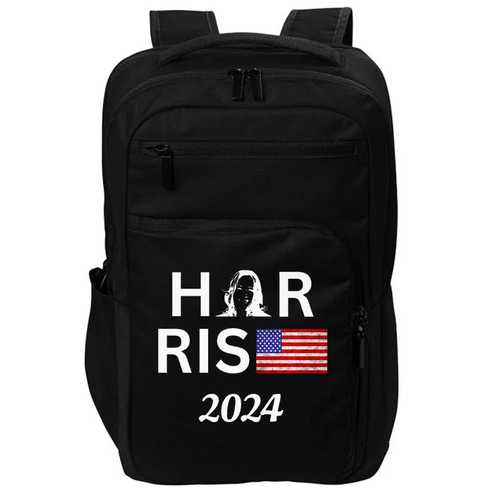 Kamala Harris Flag Her Rise 2024 For President Impact Tech Backpack