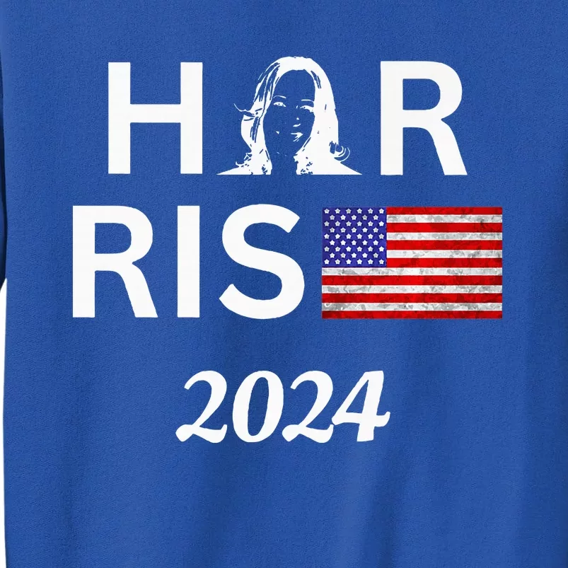 Kamala Harris Flag Her Rise 2024 For President Sweatshirt