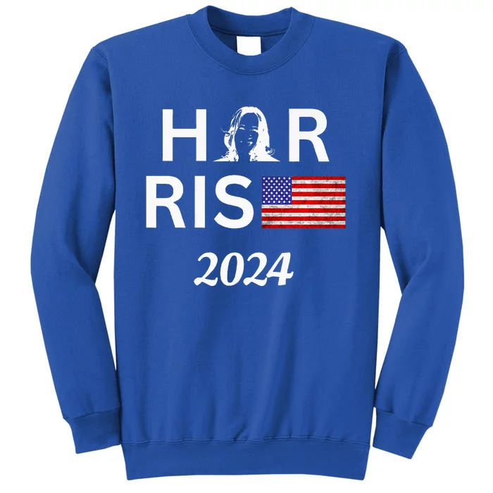 Kamala Harris Flag Her Rise 2024 For President Sweatshirt