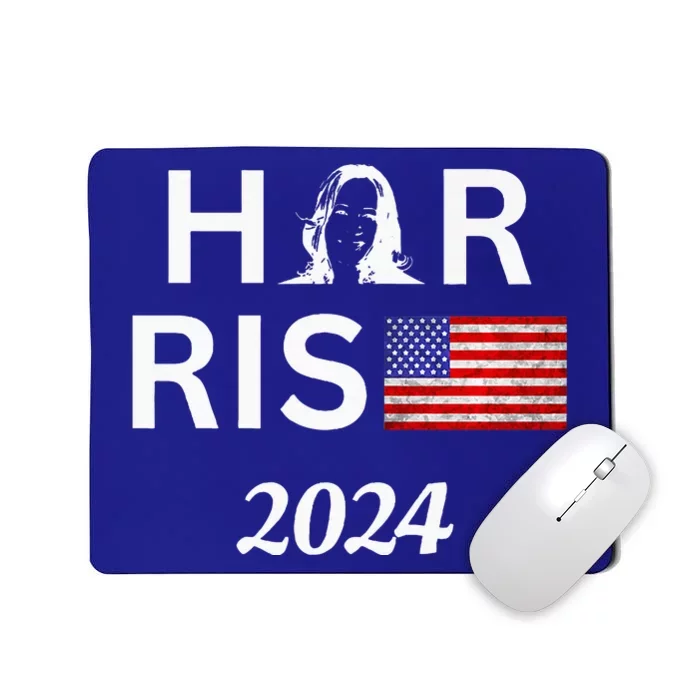 Kamala Harris Flag Her Rise 2024 For President Mousepad