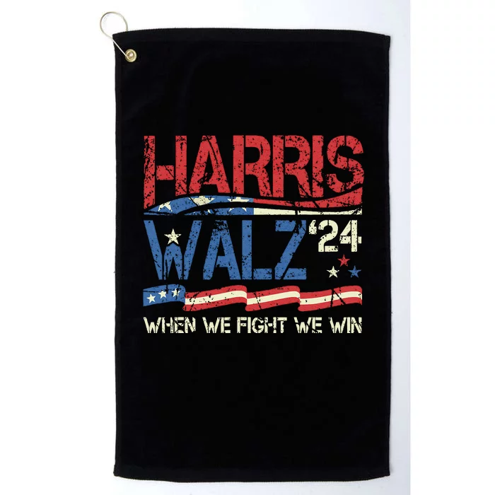 Kamala Harris Forward 2024 Kamala Harris Forward Gift Platinum Collection Golf Towel