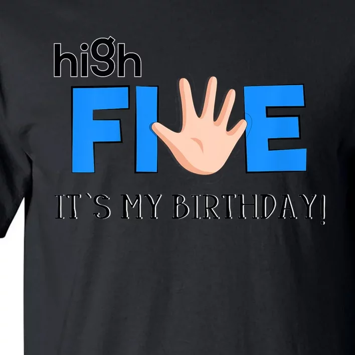 K.i.d.s High Five - Cool 5 Year Old K.i.d.s Birthday Gift Tall T-Shirt