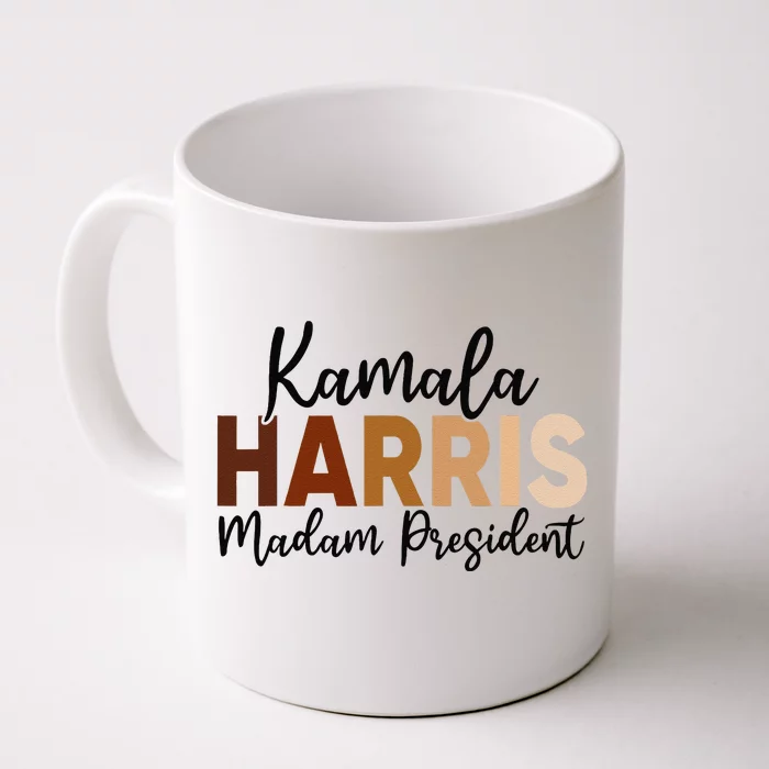 Kamala Harris For President 2024 Democrat Madam President Front & Back Coffee Mug