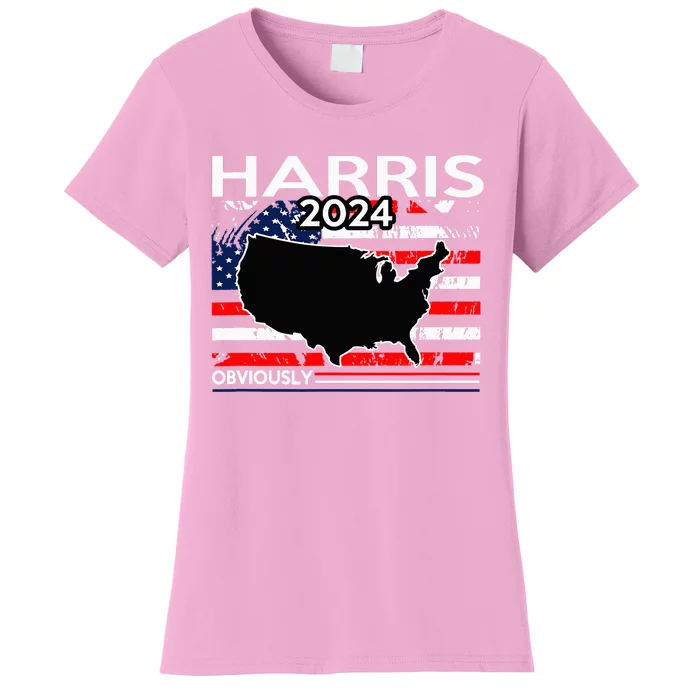 Kamala Harris For President Obviously Women's T-Shirt