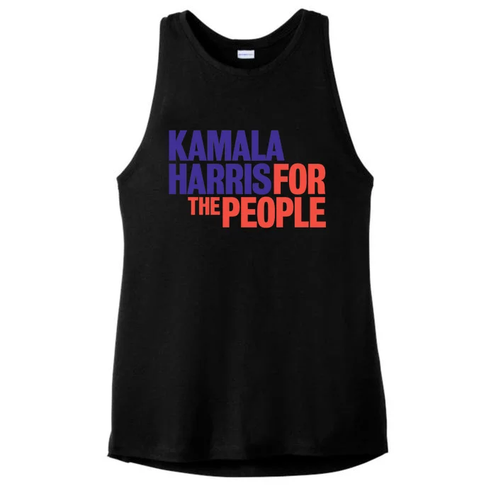 Kamala Harris For The People Ladies Tri-Blend Wicking Tank