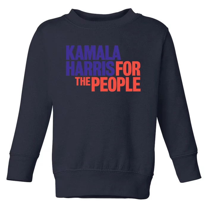 Kamala Harris For The People Toddler Sweatshirt