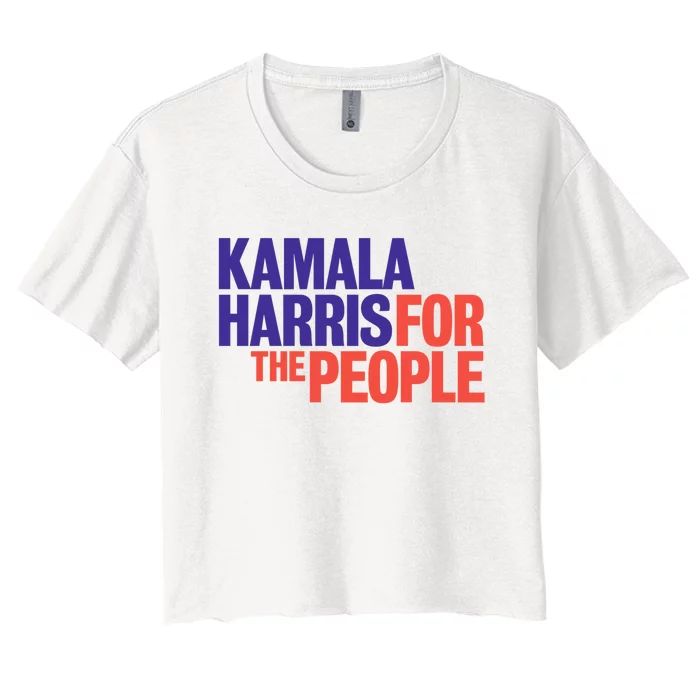 Kamala Harris For The People Women's Crop Top Tee