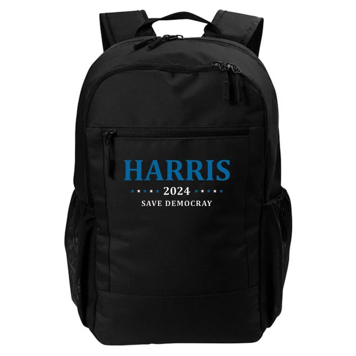 Kamala Harris For President Save Democray 2024 Daily Commute Backpack