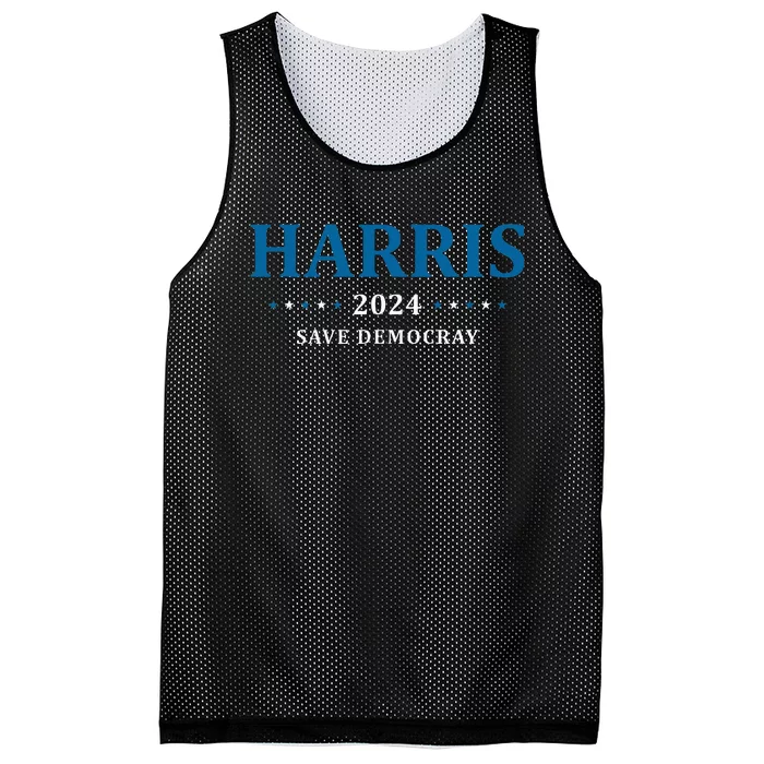 Kamala Harris For President Save Democray 2024 Mesh Reversible Basketball Jersey Tank