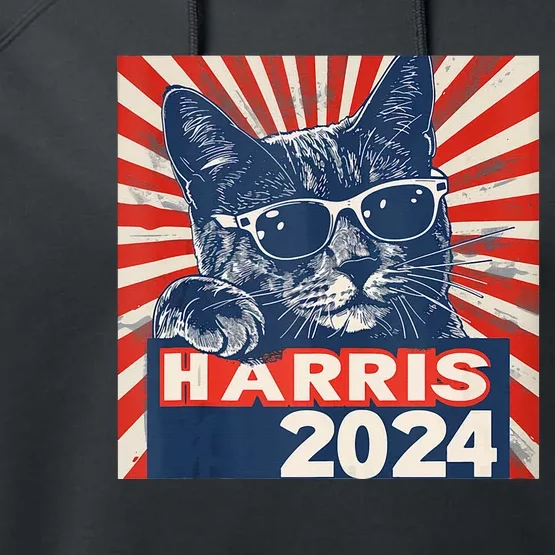 Kamala Harris For President 2024 Performance Fleece Hoodie