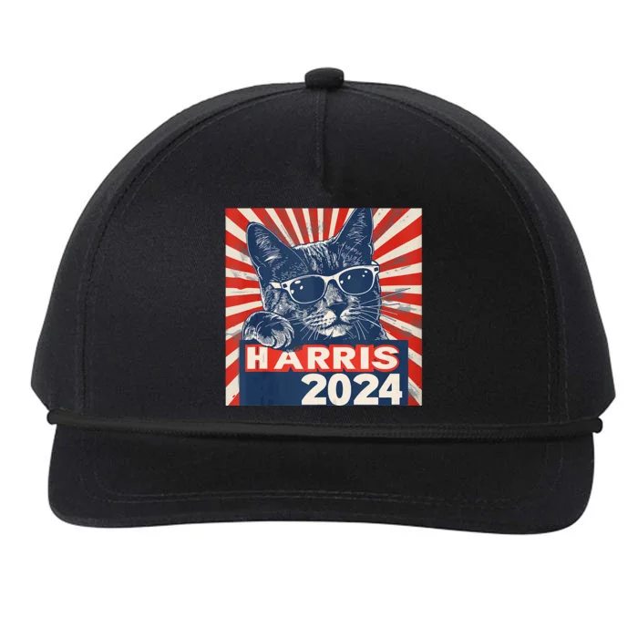 Kamala Harris For President 2024 Snapback Five-Panel Rope Hat