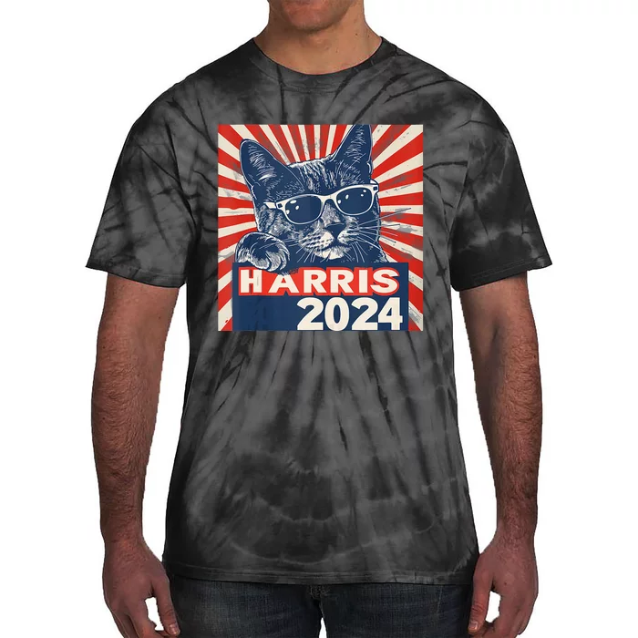 Kamala Harris For President 2024 Tie-Dye T-Shirt