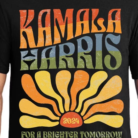 Kamala Harris For A Brighter Tomorrow 2024 Boho Aesthetic Gift Pajama Set