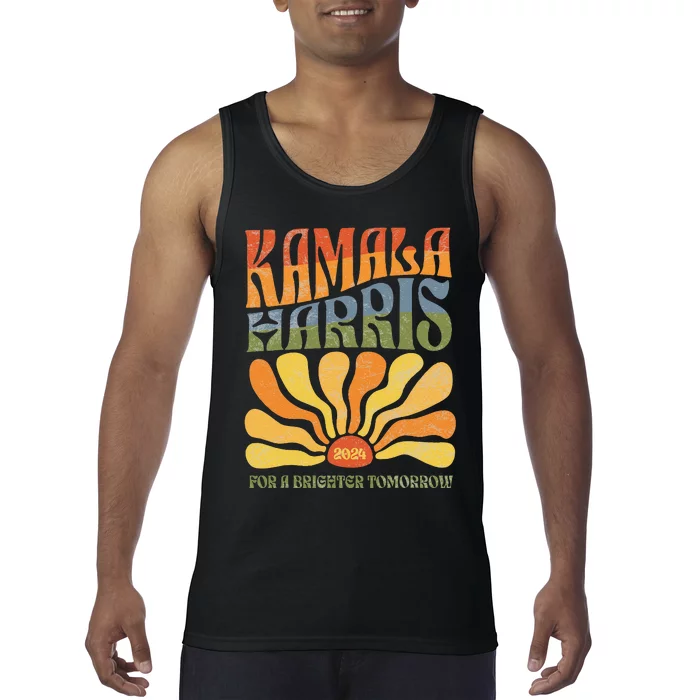 Kamala Harris For A Brighter Tomorrow 2024 Boho Aesthetic Gift Tank Top