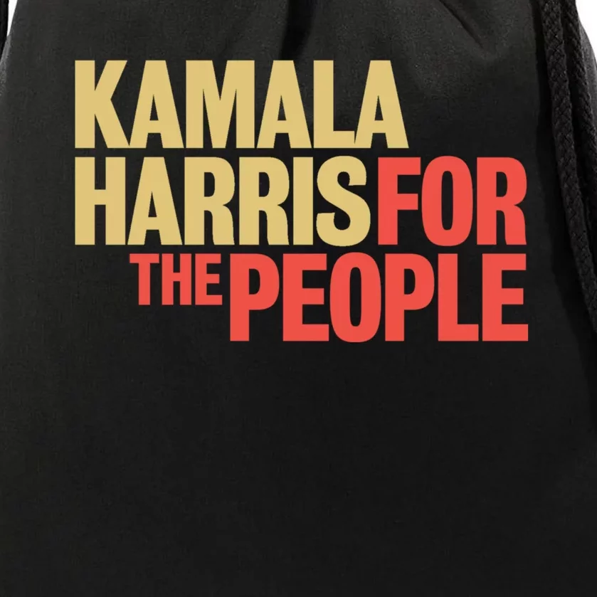 Kamala Harris For The People President 2024 Drawstring Bag