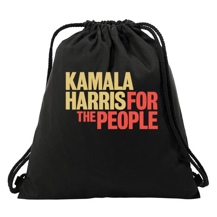 Kamala Harris For The People President 2024 Drawstring Bag