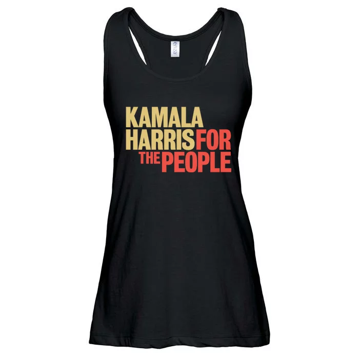 Kamala Harris For The People President 2024 Ladies Essential Flowy Tank