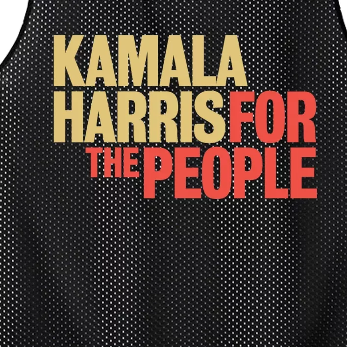 Kamala Harris For The People President 2024 Mesh Reversible Basketball Jersey Tank