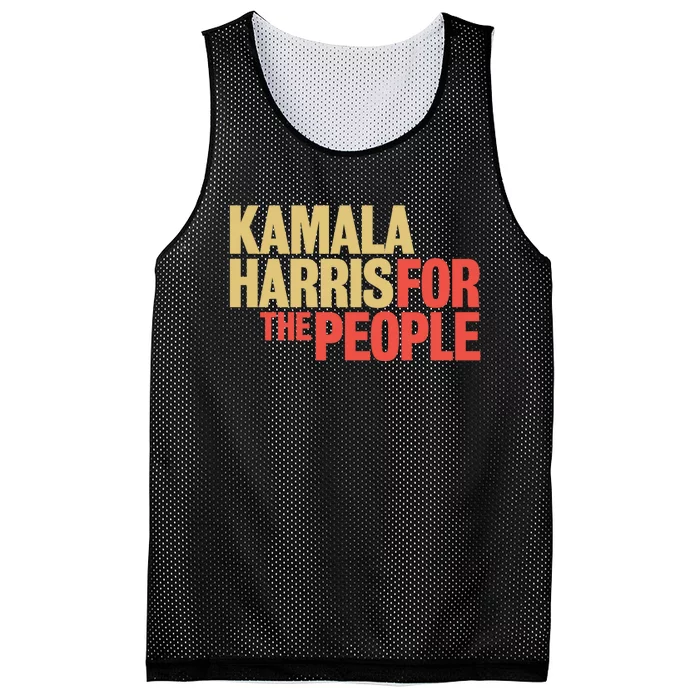 Kamala Harris For The People President 2024 Mesh Reversible Basketball Jersey Tank