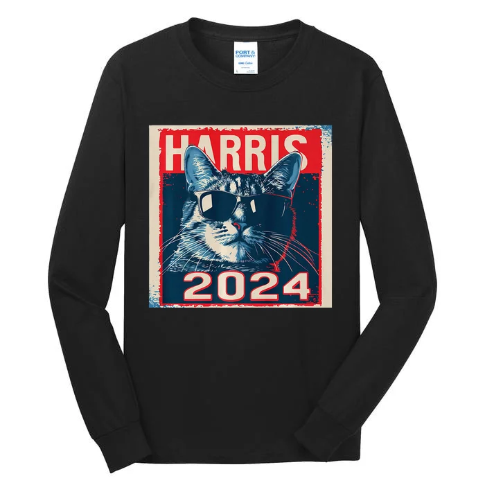 Kamala Harris For President 2024 Tall Long Sleeve T-Shirt