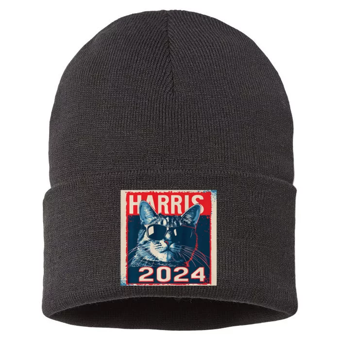 Kamala Harris For President 2024 Sustainable Knit Beanie