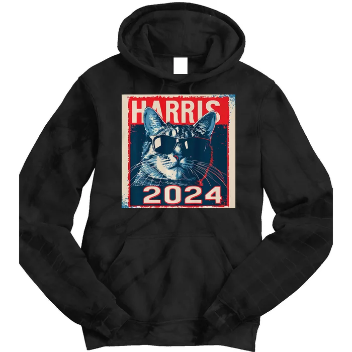 Kamala Harris For President 2024 Tie Dye Hoodie