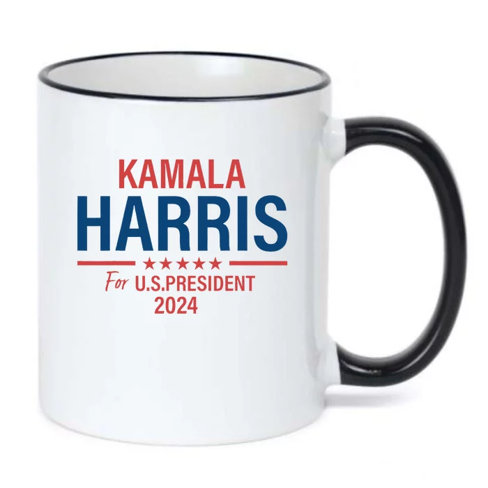 Kamala Harris For President 2024 Black Color Changing Mug