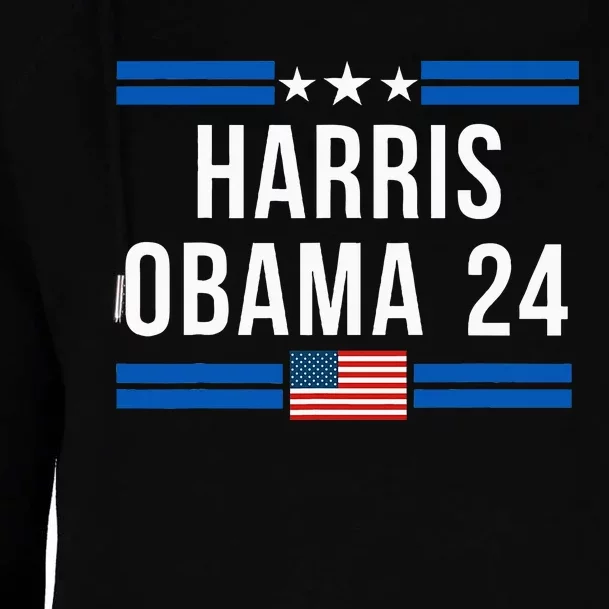 Kamala Harris For President 2024 Obama Womens Funnel Neck Pullover Hood