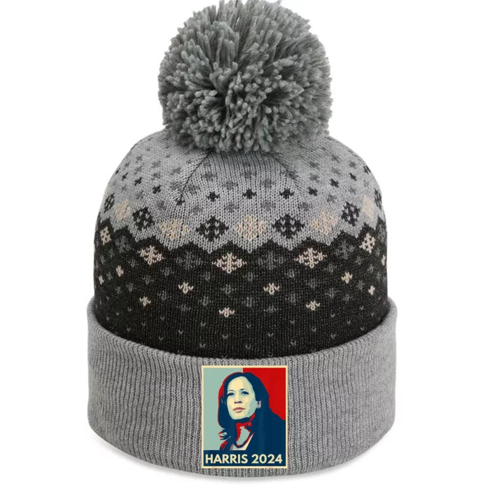 Kamala Harris For President 2024 Eleciton The Baniff Cuffed Pom Beanie